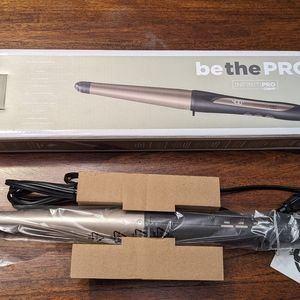 INFINITIPRO BY CONAIR Tourmaline Ceramic 1 1/4 Inch to 3/4 Inch Curling Wand, Ta